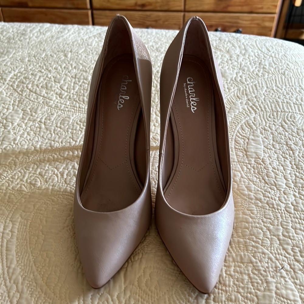 Shoes, Charles David, size 7, tanned color